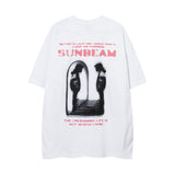 Men T Shirt Graffiti Men's Couple Short-Sleeved T-shirt Men's and Women's Oversize