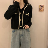 Women Knitted Cardigan Autumn and Winter Sweater Coat