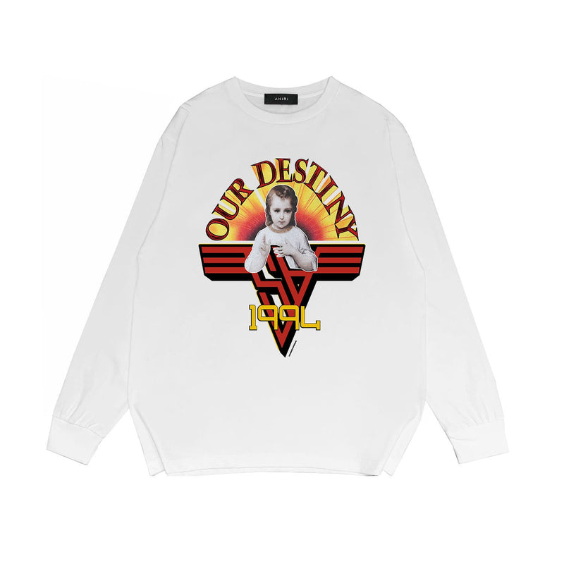 Amiri Long Sleeve Shirt Long Sleeve Long-Sleeved T-Shirt Blouse