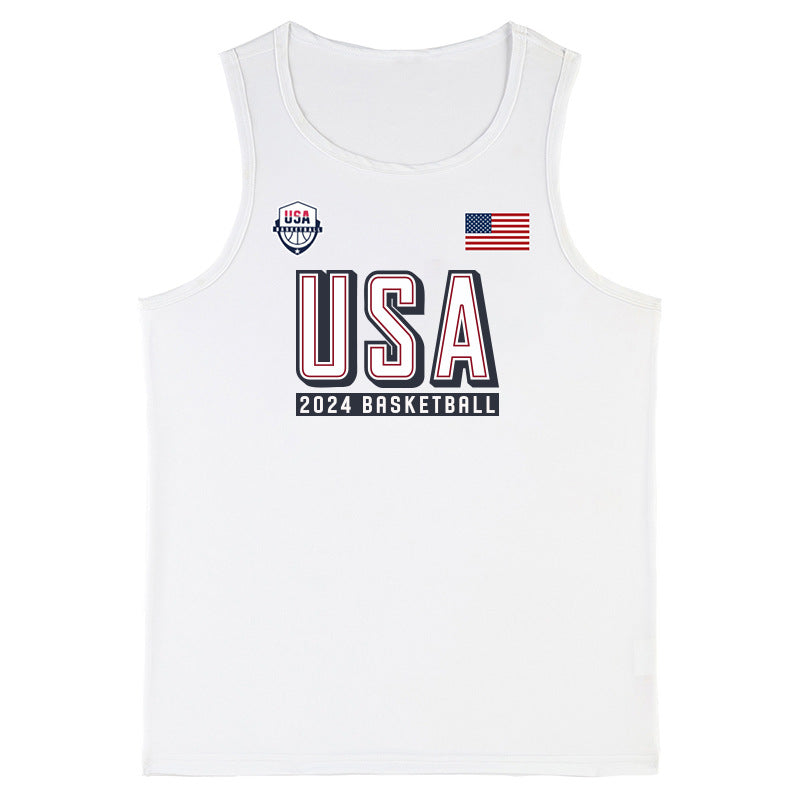 NBA T-Shirts Men's Basketball Vest, Sports Fitness Leisure