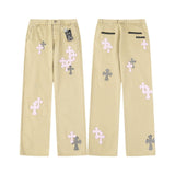 CHH Chrome Hearts Jeans Unisex Casual Loose Jeans