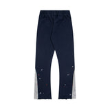 Gallery Dept Sweatpants Hand-painted splashed ink letter patch splicing casual trousers