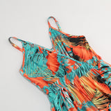 Women Date Dress Summer Bohemian Strap Dress