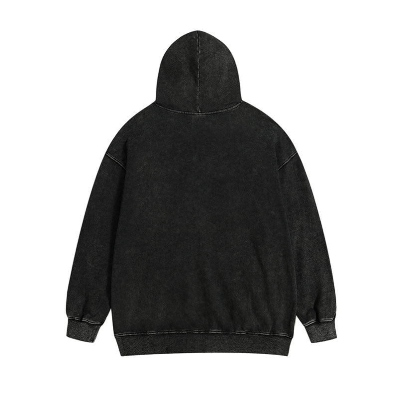 Men Hoodie Couple Hoodies Retro Washed Hooded Sweater for Men and Women
