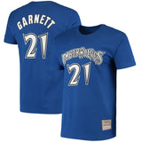 NBA T-Shirts NBA Timberwolves Edwards Downs T-Shirt Sports Short Sleeve