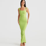 Women Dresses Spring Sexy Backless Spaghetti Straps Dress