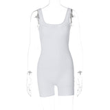 Women Jumpsuit Spring U-Collar Slim Fit Backless Jumpsuit (Hawthaw0412)