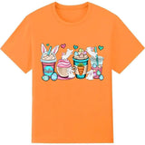 Easter Coffee Bunny Shirt Women Cute Easter Shirt Easter