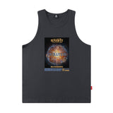 Men Vest Sports Sleeveless T-shirt Oversize Basketball Vest