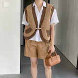 Women Cardigan Sweater Retro Baggy Coat 2t3216