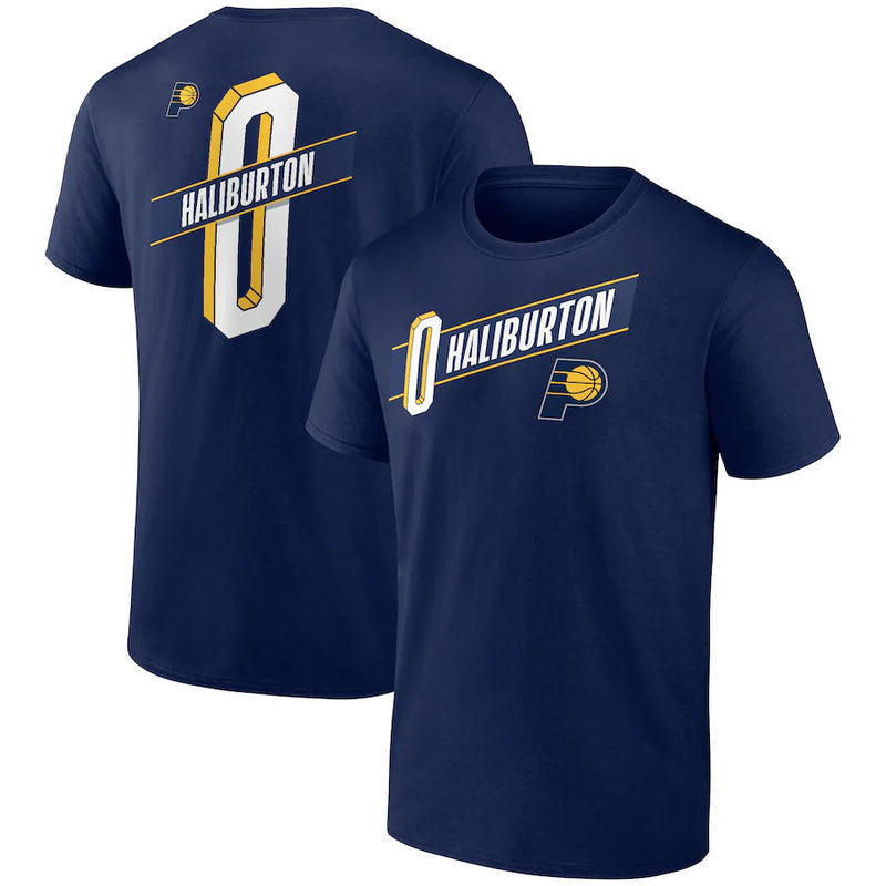 NBA T-Shirts NBA Basketball T-Shirt Pacers Jersey Short Sleeve Men's Sports