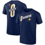 NBA T-Shirts NBA Basketball T-Shirt Pacers Jersey Short Sleeve Men's Sports
