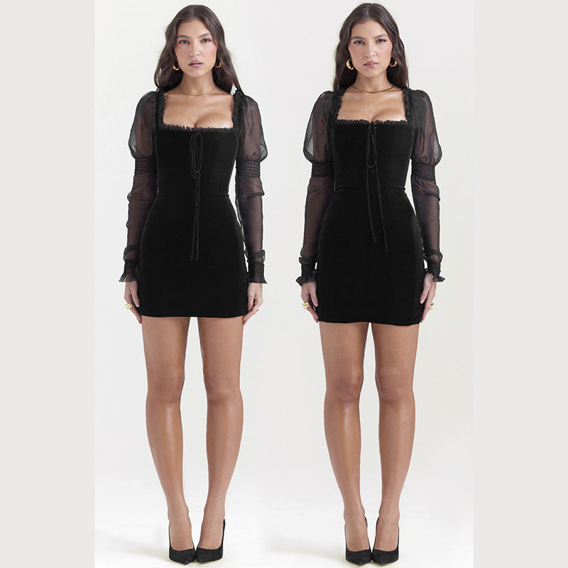 Women Dresses Autumn Sexy Hip Skirt