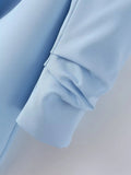 Women's Suits Casual Hemming Sleeve Lapel Small Suit Jacket Women's Top