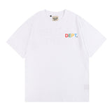 Gallery Dept T Shitrs Summer Color Letter plus Size Short Sleeve