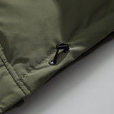 Unisex Winter Cotton Coat Lapel down Jacket Retro Loose Velvet down Jacket