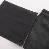 Women Shorts Zipper Removable Short Culottes
