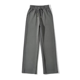 Women Sweatpants Autumn and Winter Loose Straight Casual Wide-Leg Sweatpants