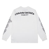 Chh Chrome Heart Long Sleeve Shirt Unisex Fashion Loose Long Sleeve Shirt