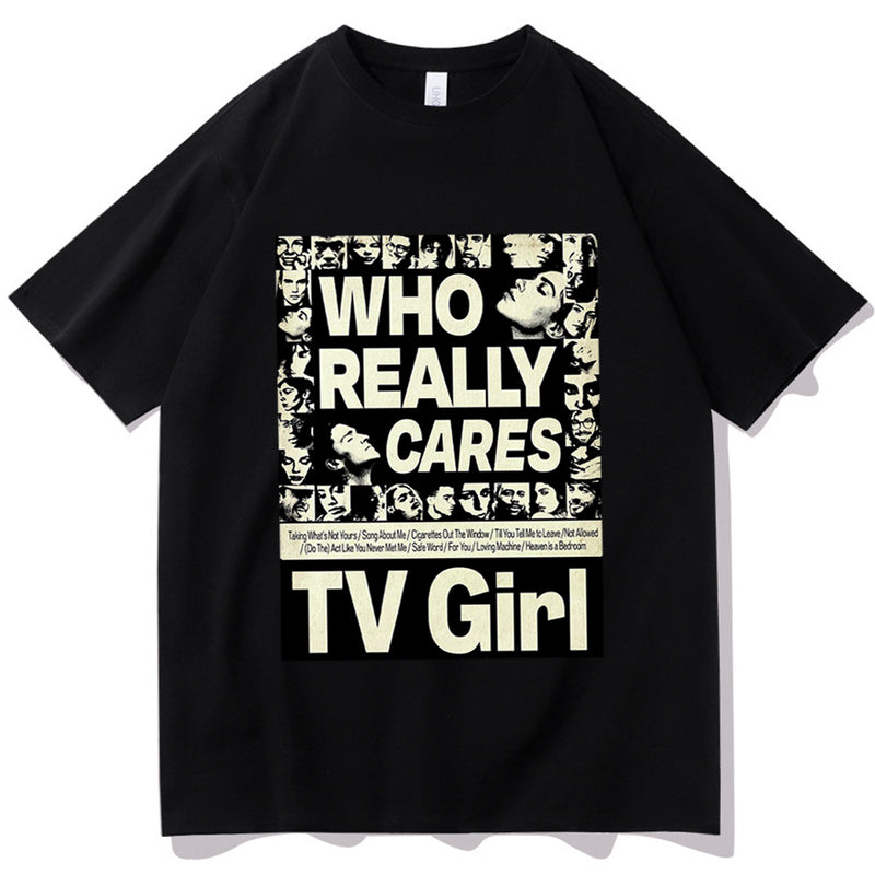 Who Really Cares Shirt Music Album Shirt Gift for TV Girl