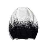 Unisex Sweater Autumn Gradient round Neck Thickened Sweater