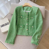 Women Woolen Coat Tweed Chanel Coat