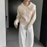 Women Cardigan Sweater Autumn and Winter Button Cardigan Long Sleeve Knitted Top 8t3127