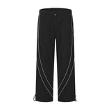 Men Sweatpants Casual Sports Pants Men's Baggy Pants-Foot Drawstring Jogger Pants Street