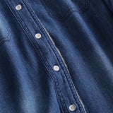 Women Jacket Denim Shirt Autumn Vintage Coat Top