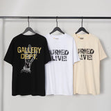 Gallery Dept T Shirts Short Sleeve Los Angeles Gallery Dept Male and Female Couples Wear Loose BF