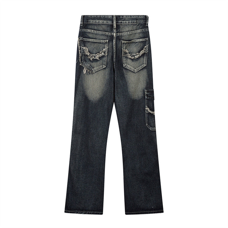 Women Pants Jeans Baggy Straight Trousers Trousers