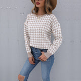 Women Knitted Sweater Autumn and Winter Loose Long Sleeve Love Women's Valentine's Day Sweater