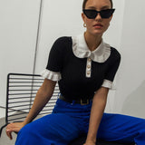 Women Knit Top Classic Style Knitwear