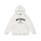 Unisex Hoodie Fall Letter Print Sweatshirt
