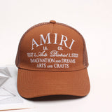 Amiri Hat AMIRI Fashion Baseball Cap, Embroidered Cap, Casual Versatile