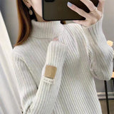 Women Knitwear Autumn and Winter Turtleneck Knitwear Loose Sweater