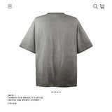 American vintage street T-shirt cotton vintage Doberman print men's summer loose