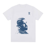Vintage Rapper Drake Portrait Graphic T Shirt Men's Fashion