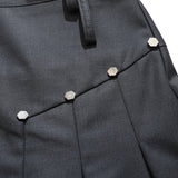 Women Skirt Pleated Skirt Summer Retro Skirt Casual A- line Dress