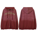 Men Hoodie Loose Couple Outfit Cardigan Jacket