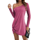 Women Dress Autumn and Winter Long Sleeve Loose Casual Dress