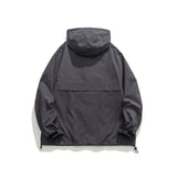 Unisex Outdoor Hoodie Fall Large Hat Outdoor Shell Jacket