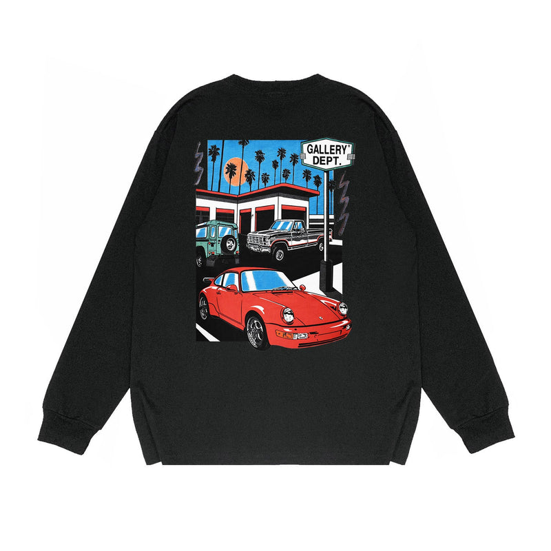 Gallery Dept Long Sleeved Shirt Fashion Brand Long Sleeve Long-Sleeved T-shirt Blouse