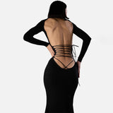 Women Dresses Spring Sexy Backless Dress