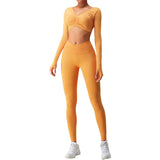 Women Yoga Set Autumn Yoga Clothes Sports Workout Clothes