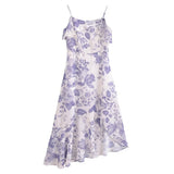 Women Dresses Summer Sling Dress Sexy Midi Dress (Xds0414)