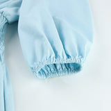 Women Dress Light Blue Dress Loose Casual Dress