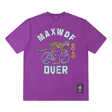 Men T Shirt Rock Vintage Print Short Sleeves T-shirt