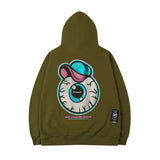 Men Hoodie Cartoon Printed Hoodie Men and Women