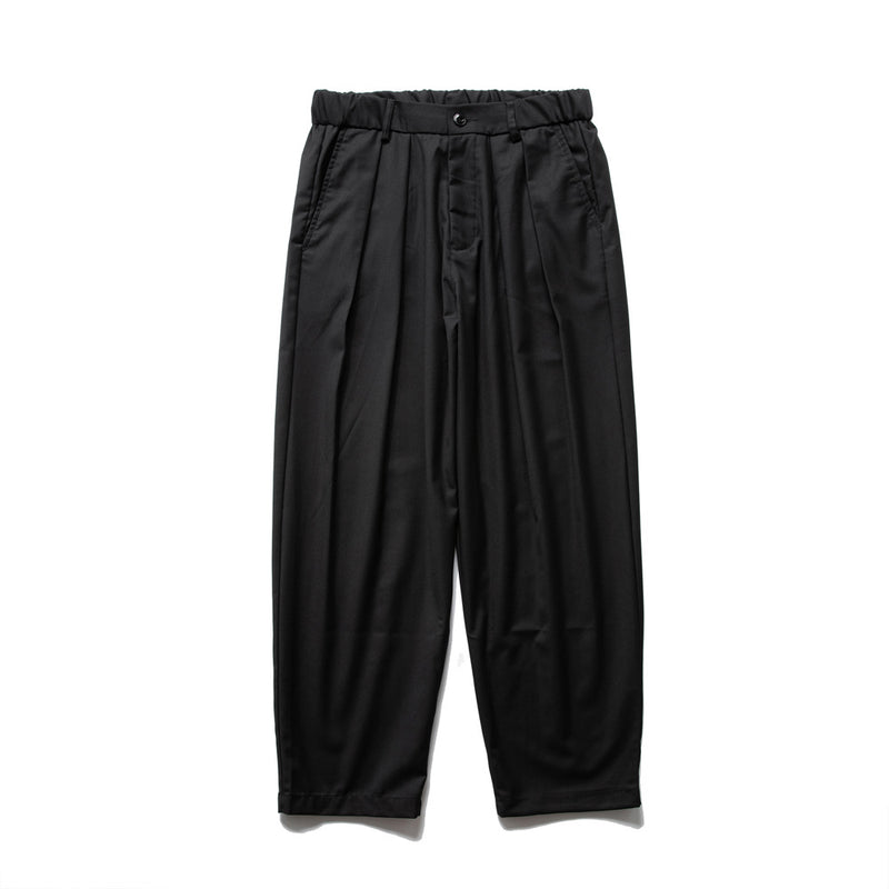Men Sweatpants Solid Color Pleated Casual Suit Pants Trousers Wide Tube Sports Pants
